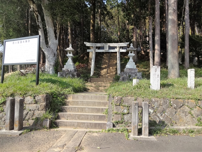 【B-AC004a16】徳川家康本陣跡（八剱神社）〔長篠古戦場〕