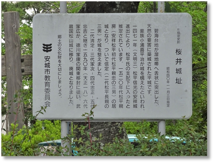【C-AC037】桜井城跡